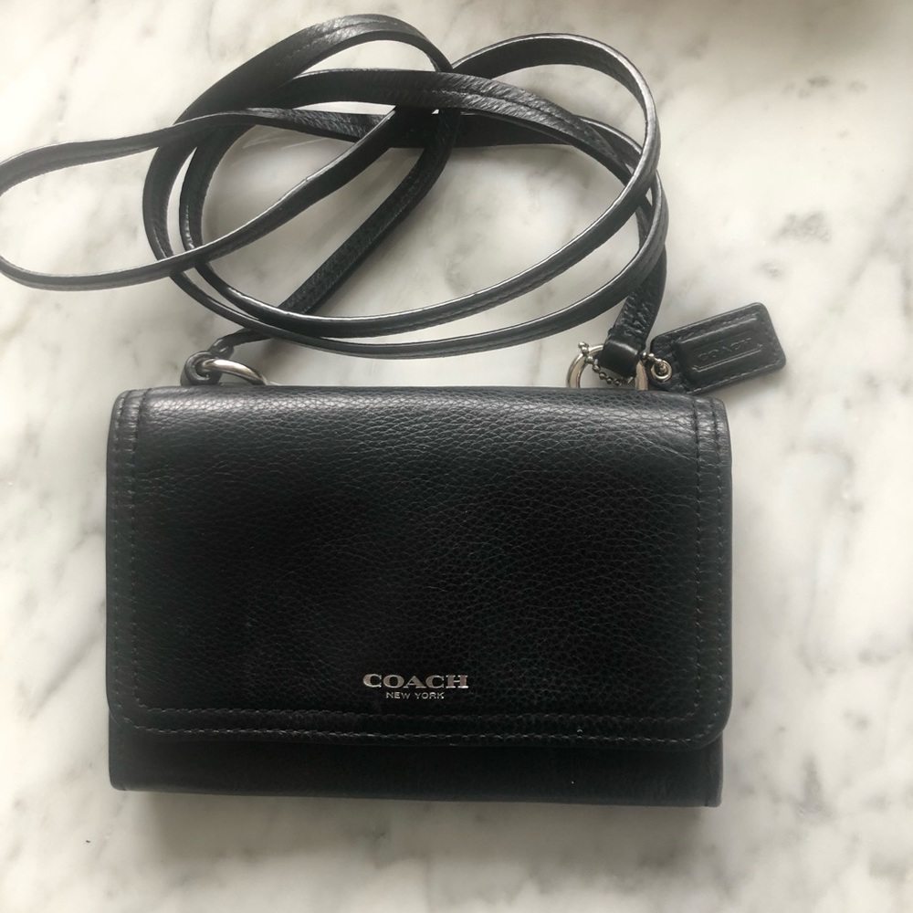Coach crossbody wallet purse